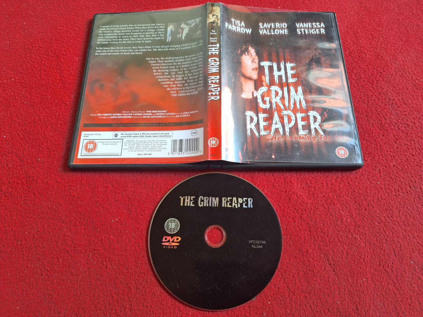 THE GRIM REAPER DVD