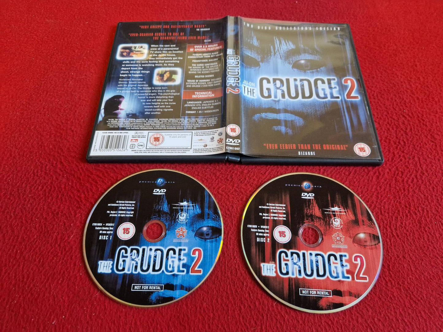 THE GRUDGE 2 [ JAPANSKT TAL / ENGELSK DUBB / ENGELSK TEXT ] DVD
