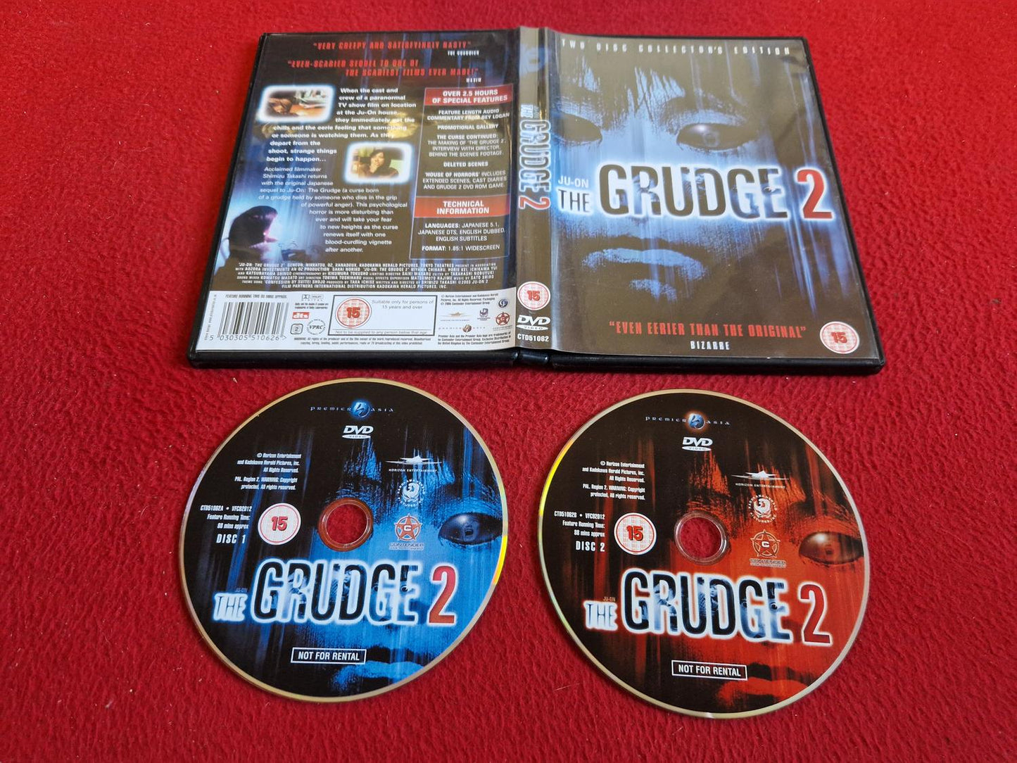 THE GRUDGE 2 [ JAPANSKT TAL / ENGELSK DUBB / ENGELSK TEXT ] DVD
