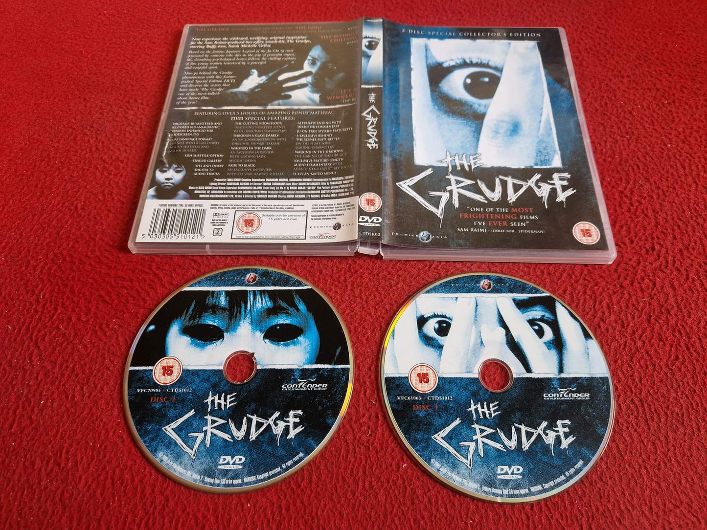 THE GRUDGE [ JAPANSKT TAL / ENGELSK DUBB / ENGELSK TEXT ] DVD