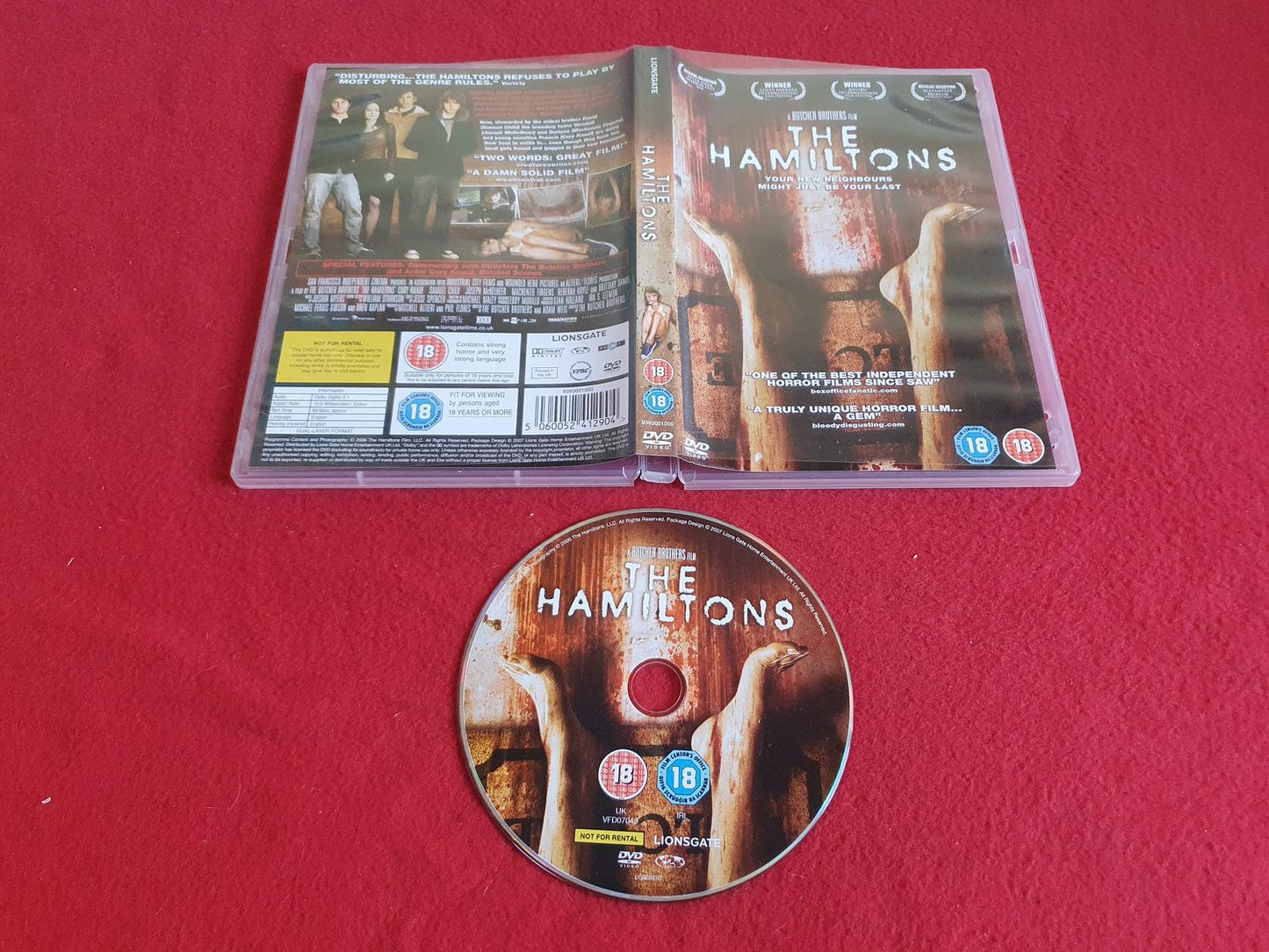 THE HAMILTONS till DVD