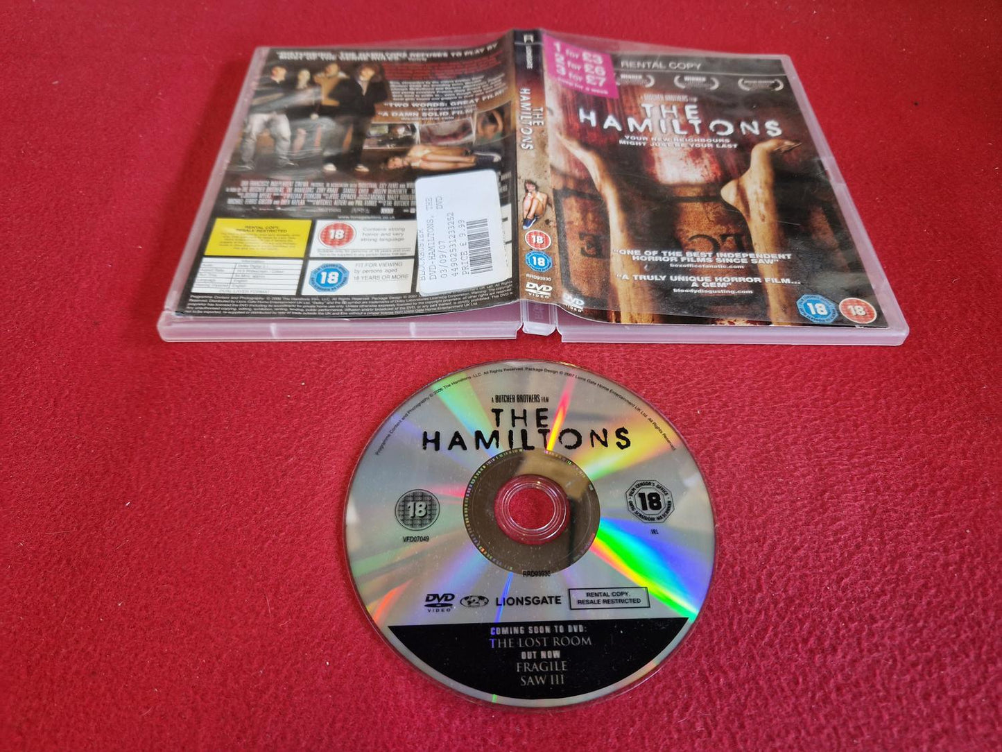 THE HAMILTONS till DVD