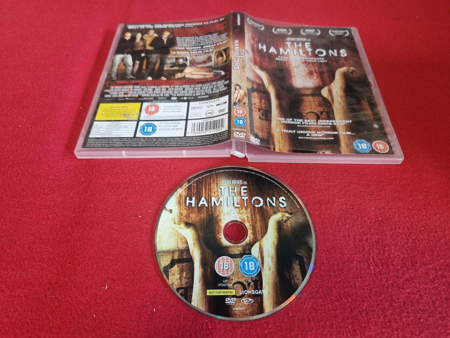 THE HAMILTONS till DVD