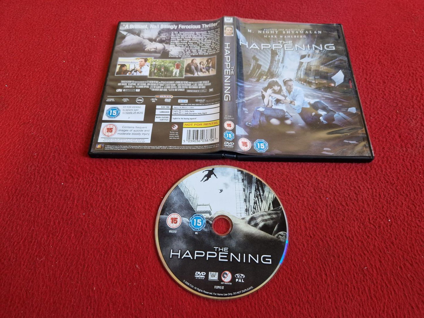THE HAPPENING DVD
