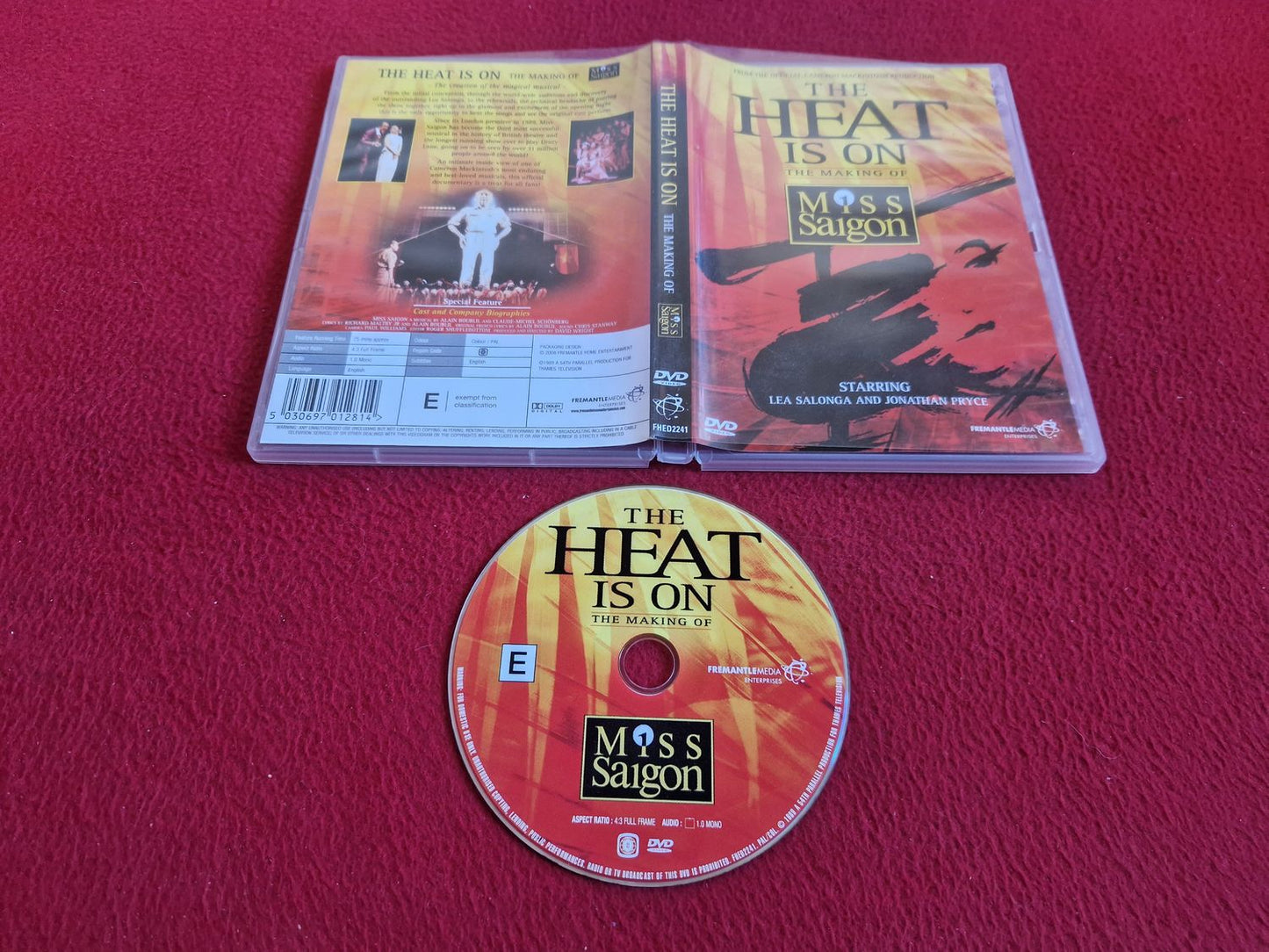 THE HEAT IS ON - THE MAKING OF MISS SAIGON DVD