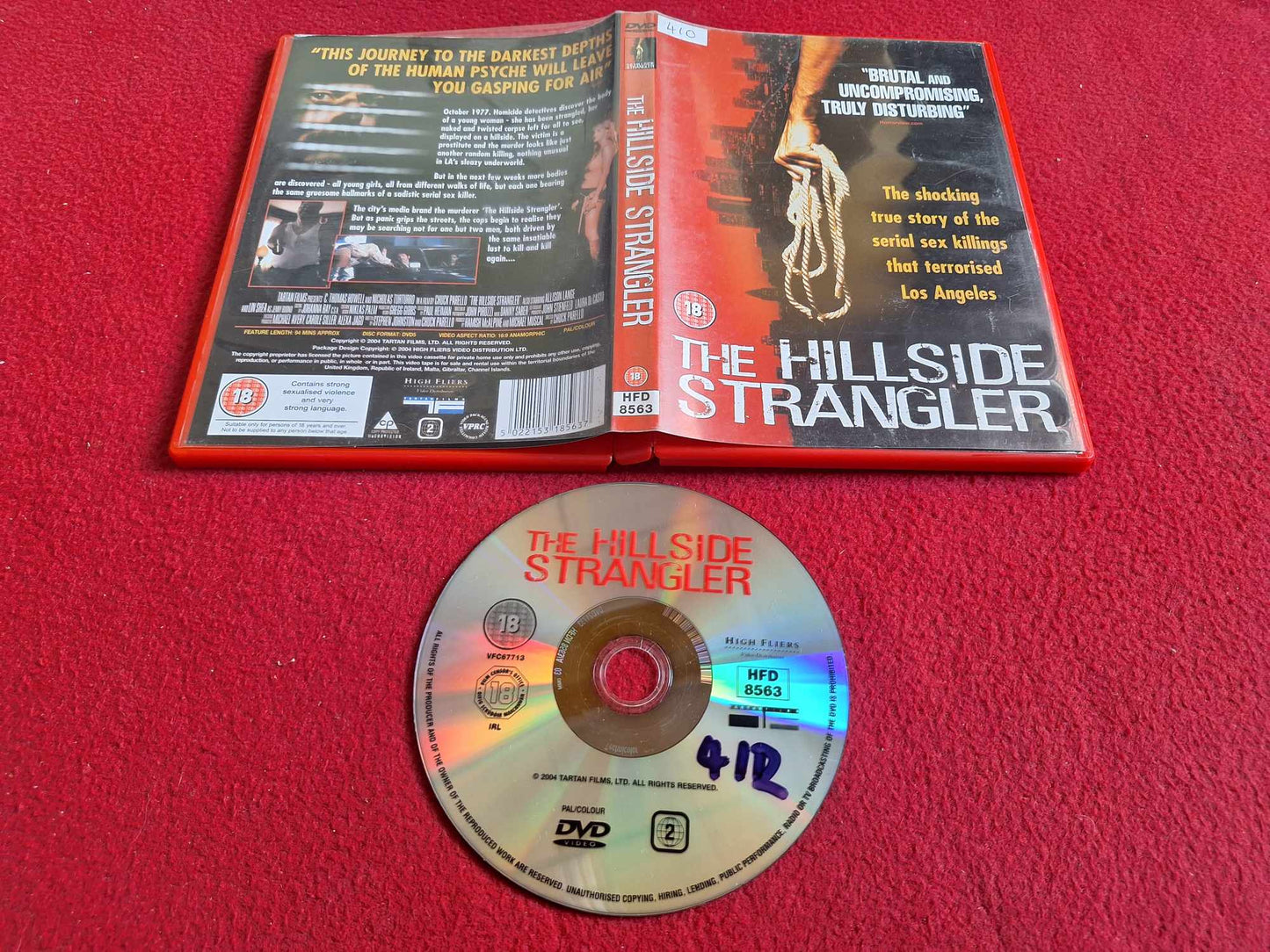 THE HILLSIDE STRANGLER DVD
