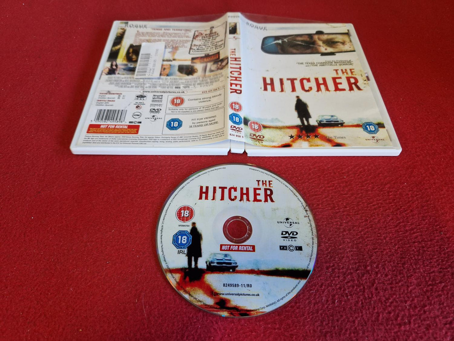 THE HITCHER till DVD