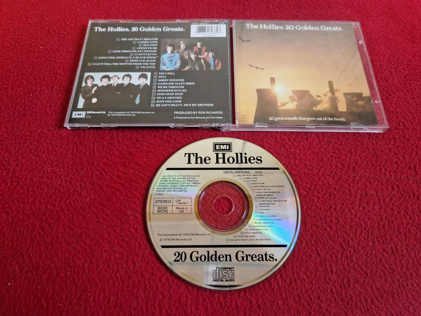 THE HOLLIES 20 GOLDEN GREATS CD