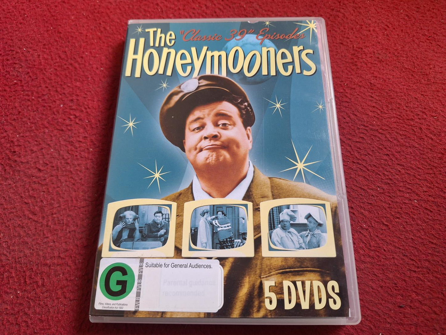 THE HONEYMOONERS CLASSIC 39 EPISODES [ REGION 1 / NTSC ] BOX DVD