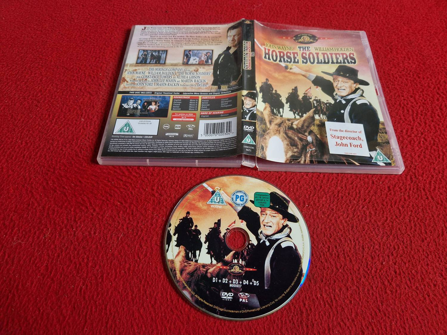 THE HORSE SOLDIERS DVD