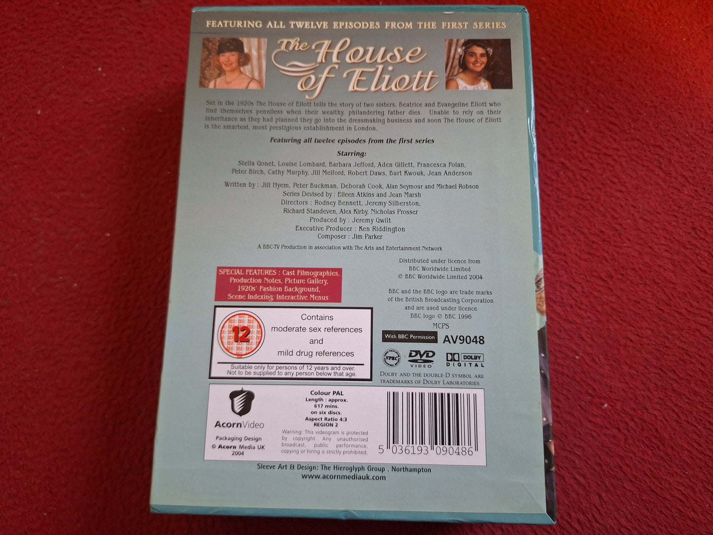 THE HOUSE OF ELIOTT SERIES 1 BOX DVD