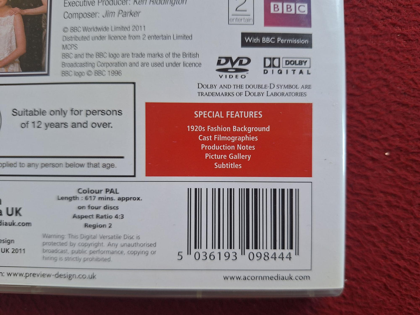 THE HOUSE OF ELIOTT SERIES 1 BOX DVD