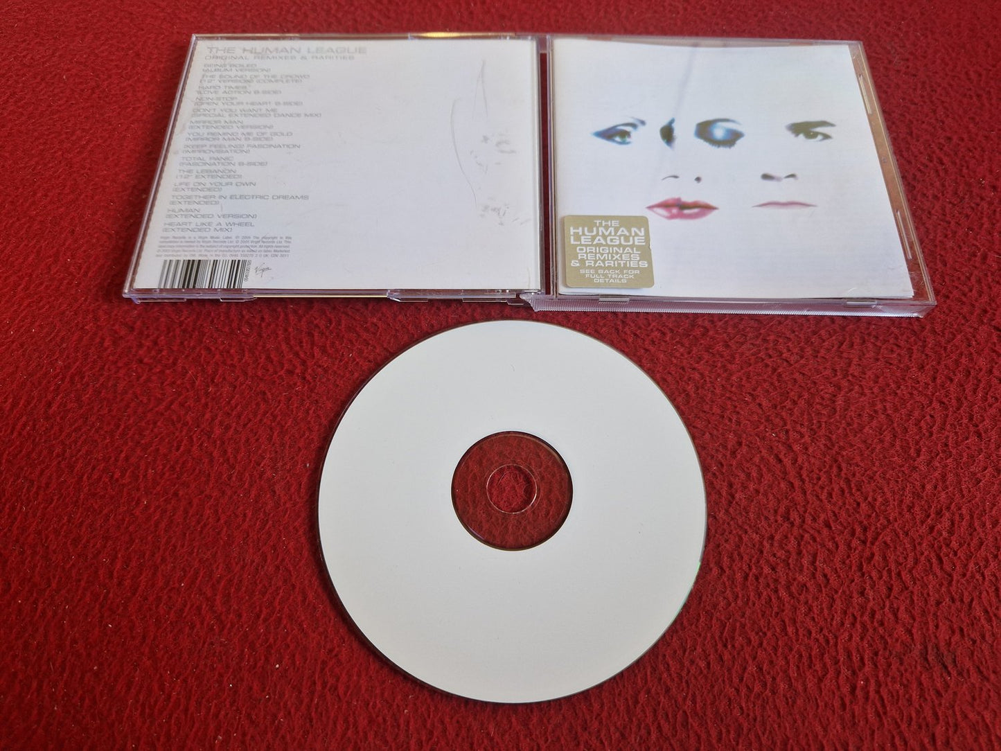 THE HUMAN LEAGUE ORIGINAL REMIXES & RARITIES CD