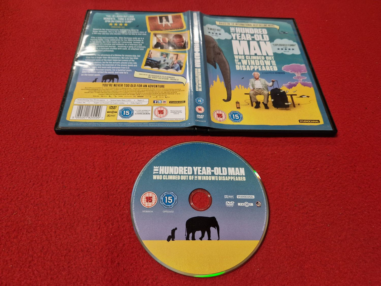 THE HUNDRED YEAR-OLD MAN WHO CLIMBED OUT THE WINDOW AND DISAPPEARED till DVD