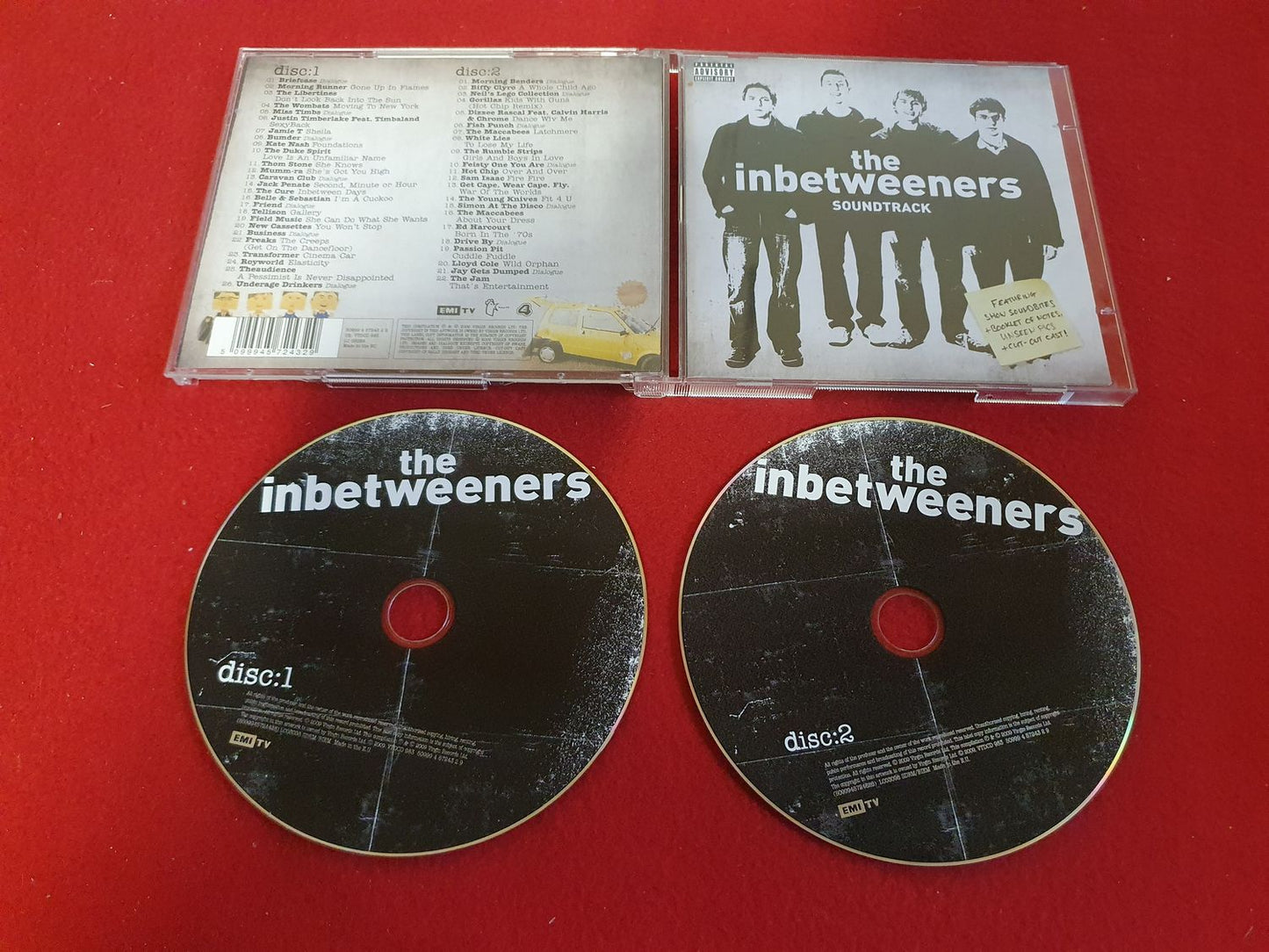 THE INBETWEENERS SOUNDTRACK till CD