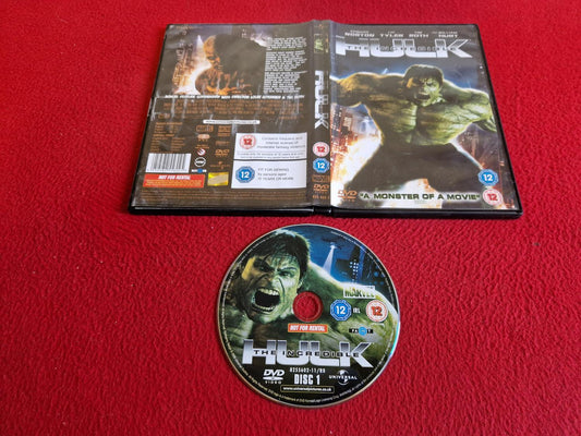 THE INCREDIBLE HULK DVD