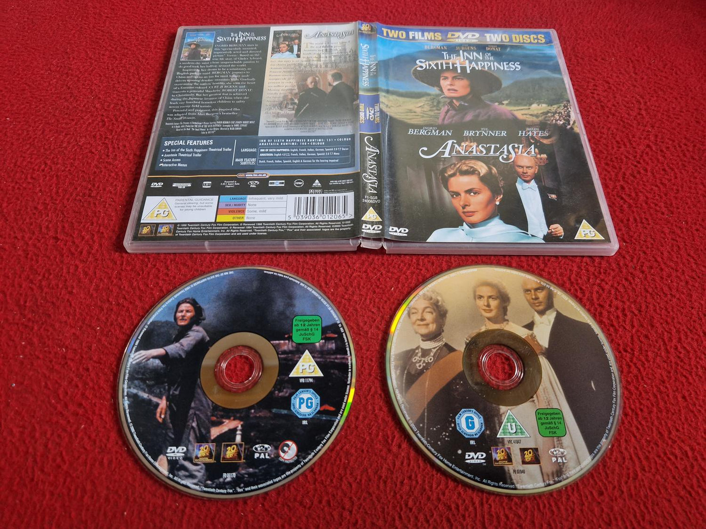 THE INN OF THE SIXTH HAPPINESS / ANASTASIA DVD