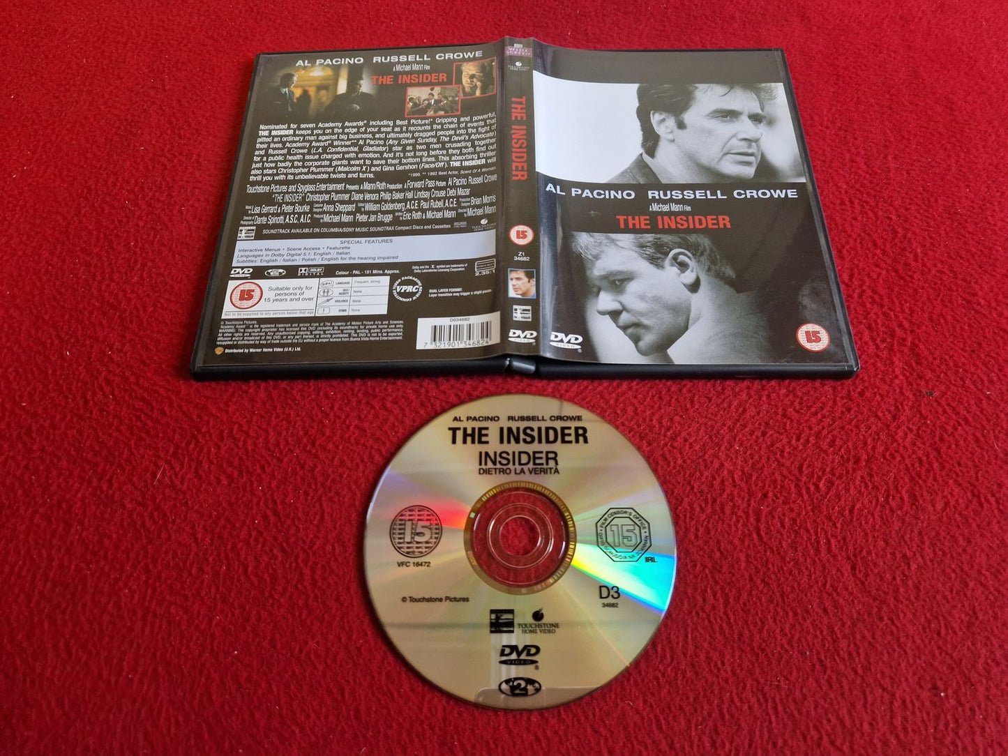 THE INSIDER DVD