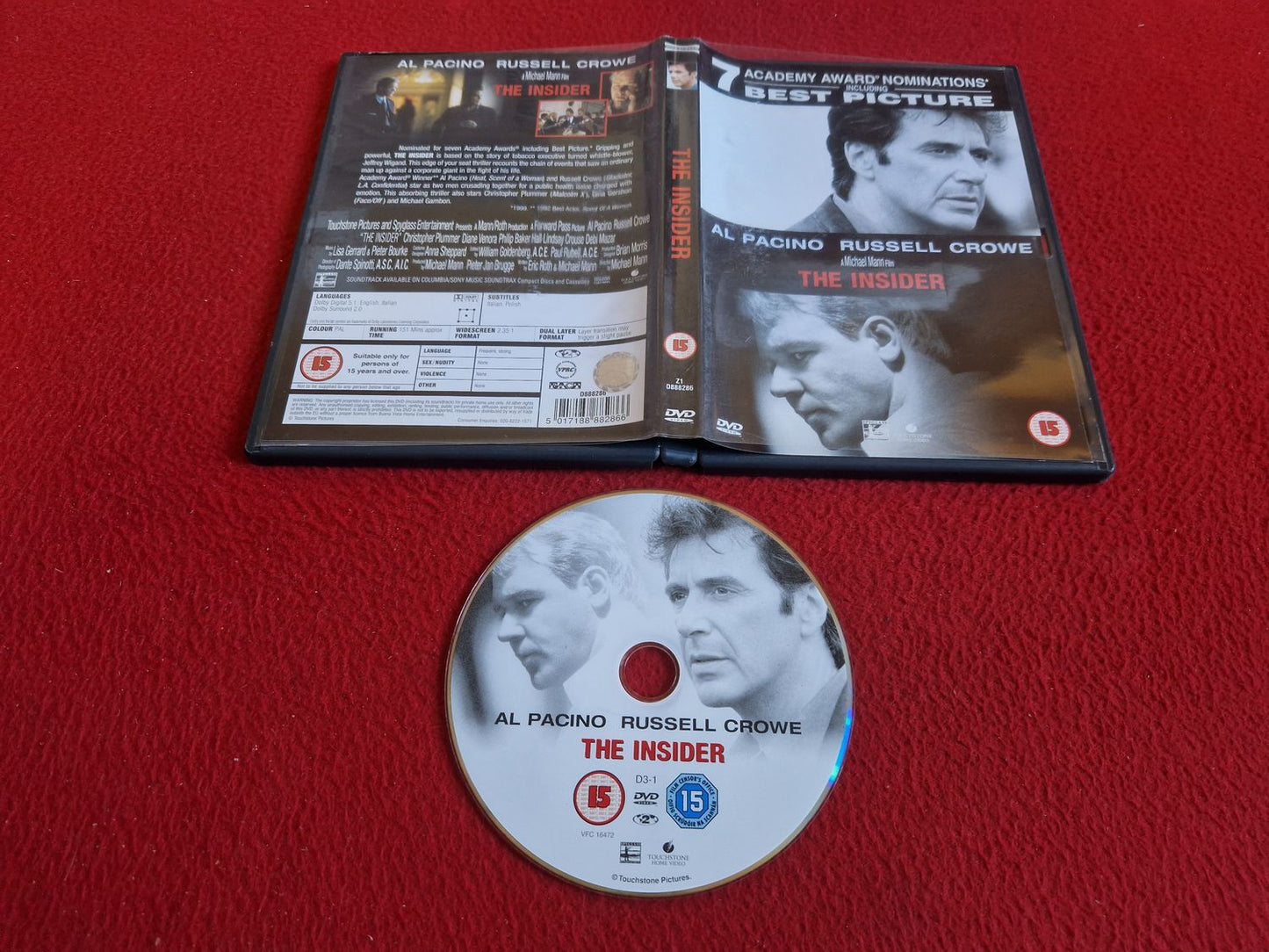 THE INSIDER DVD
