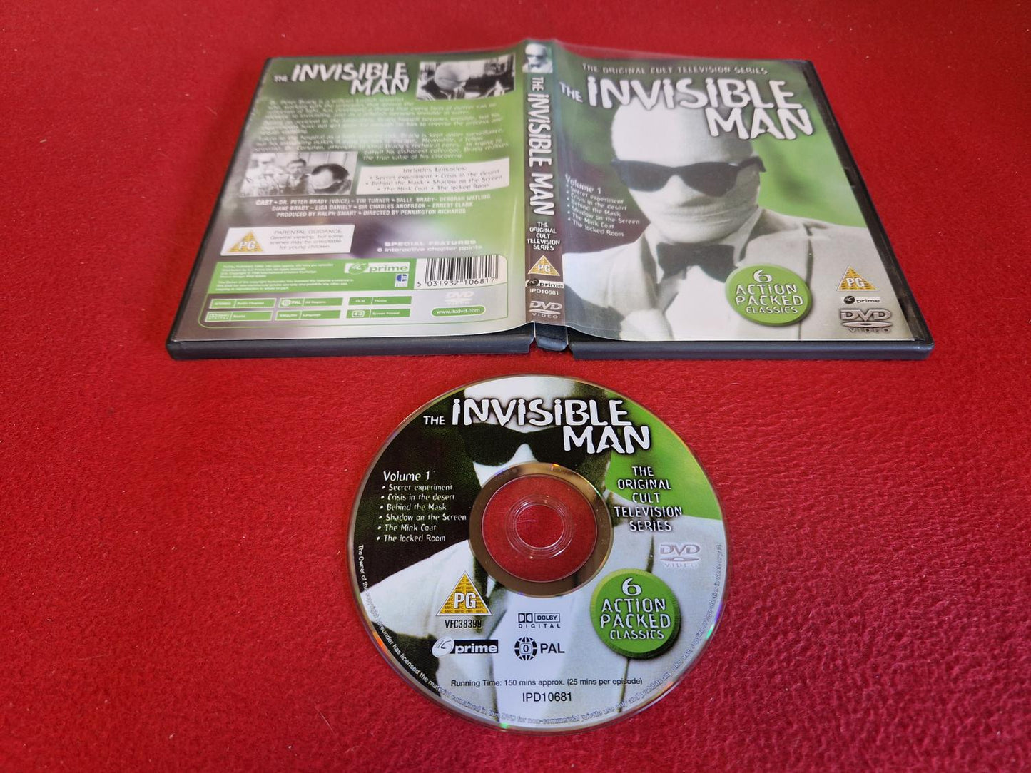 THE INVISIBLE MAN  VOLUME 1 till DVD