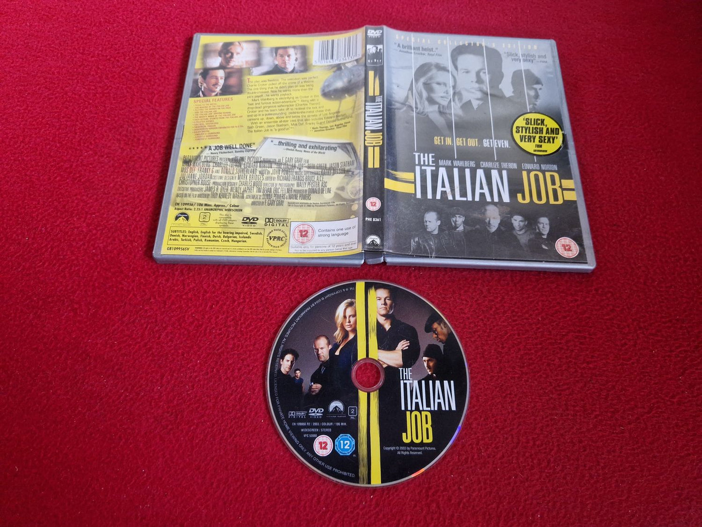 THE ITALIAN JOB DVD