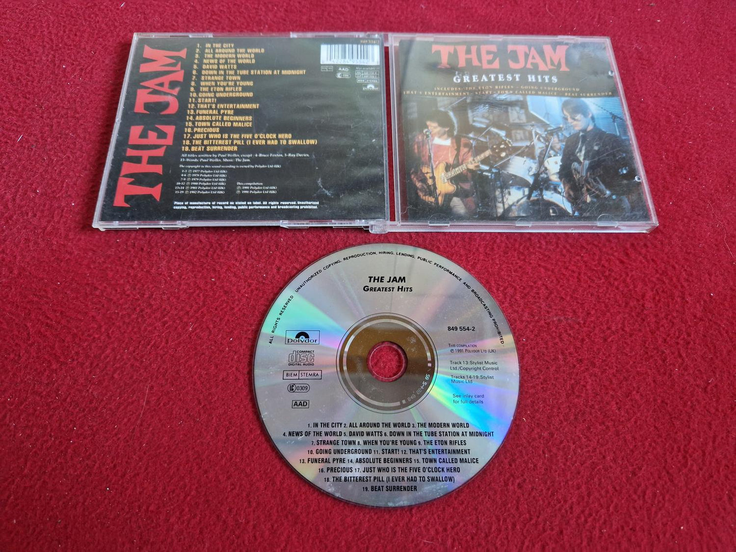 THE JAM GREATEST HITS CD