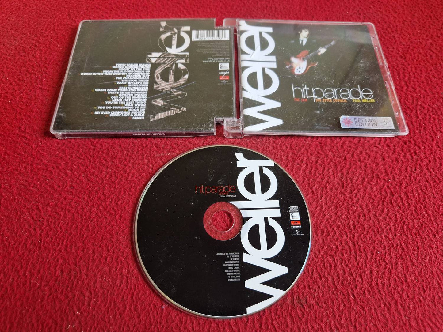 THE JAM / THE STYLE COUNCIL / PAUL WELLER HIT PARADE CD