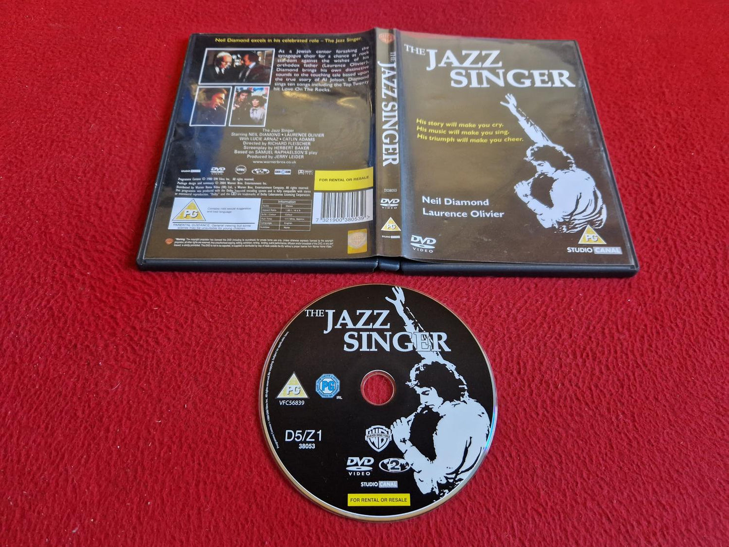 THE JAZZ SINGER DVD
