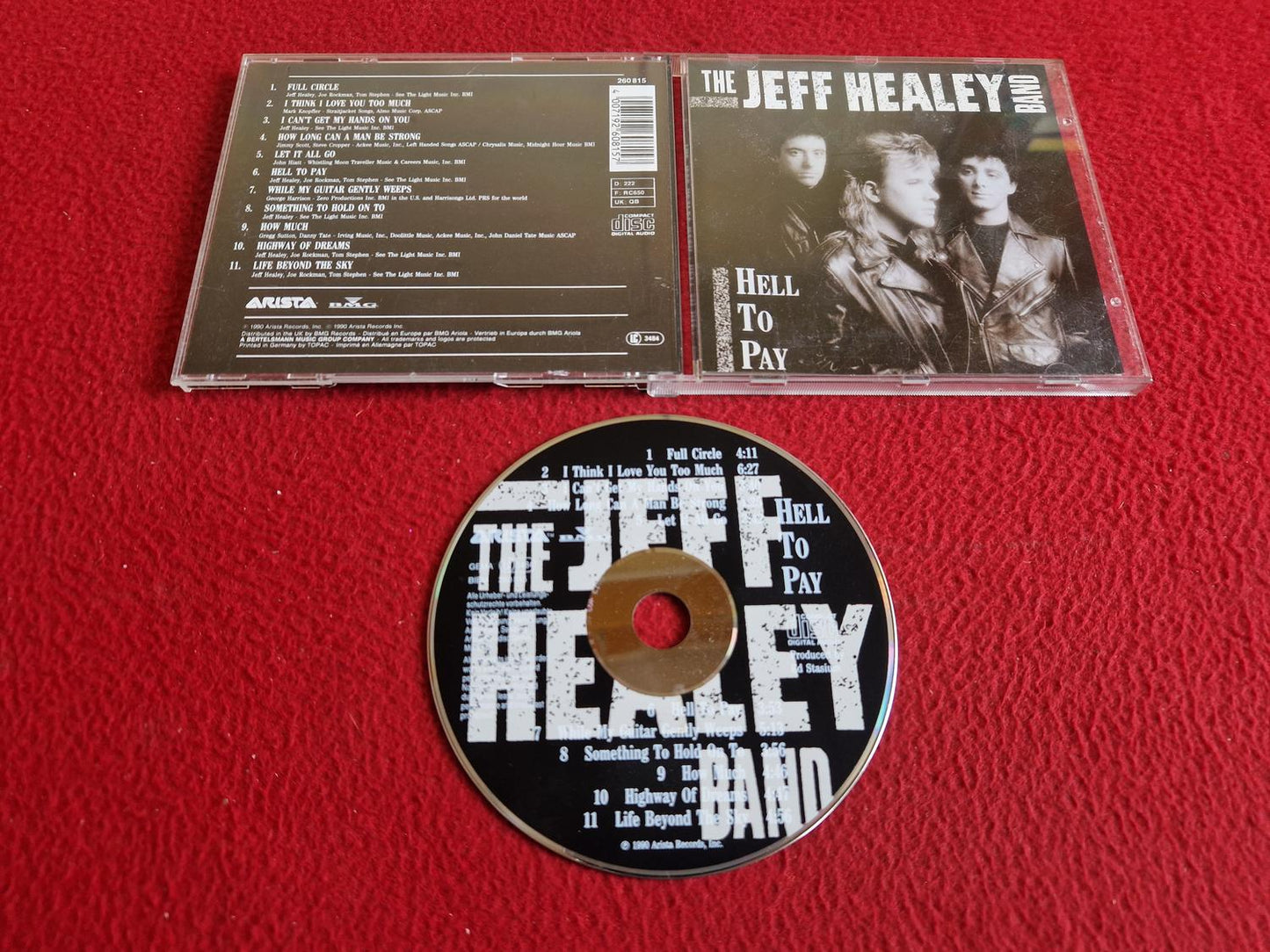 THE JEFF HEALEY BAND HELL TO PAY CD