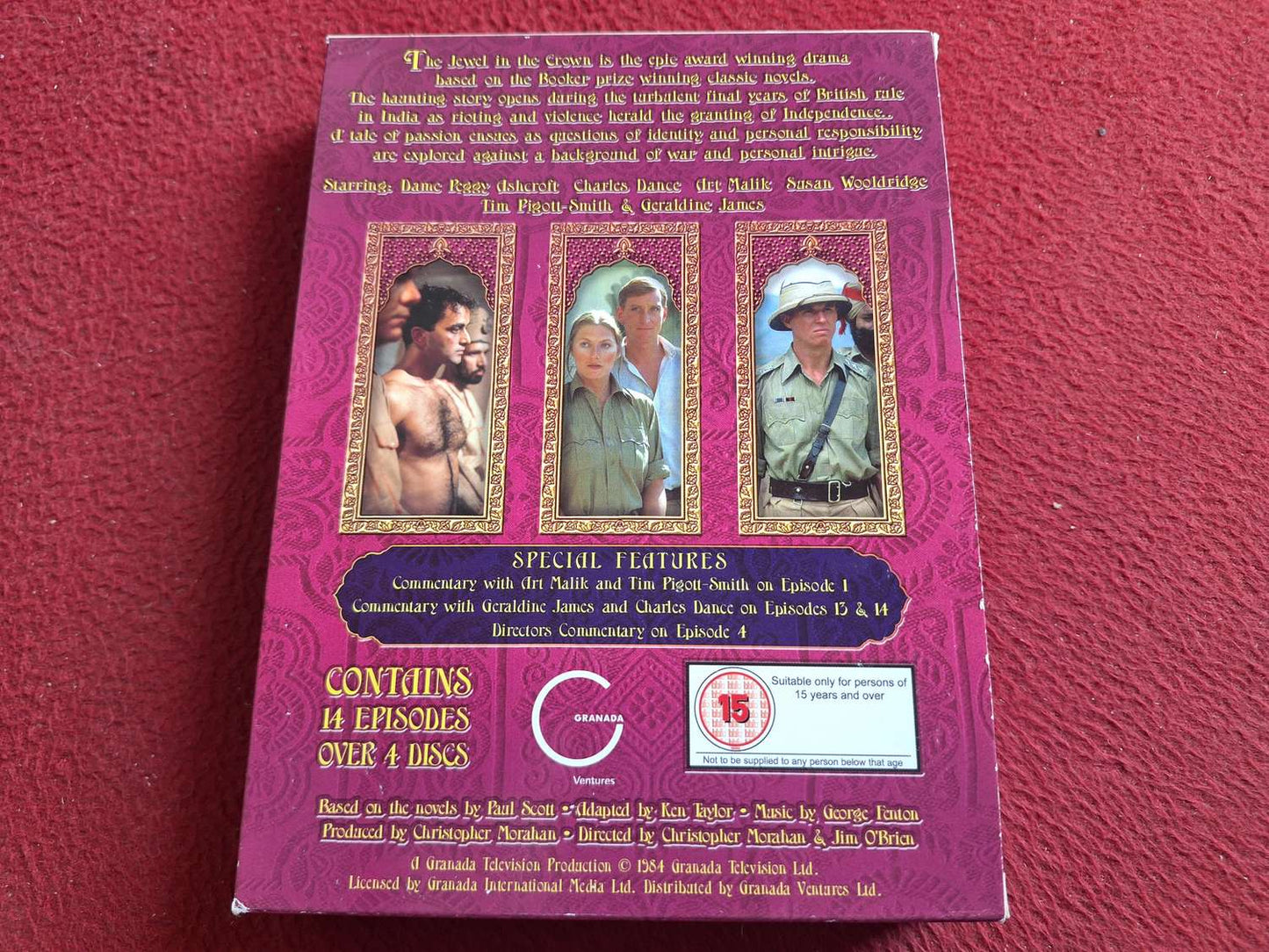 THE JEWEL IN THE CROWN THE COMPLETE SERIES BOX DVD