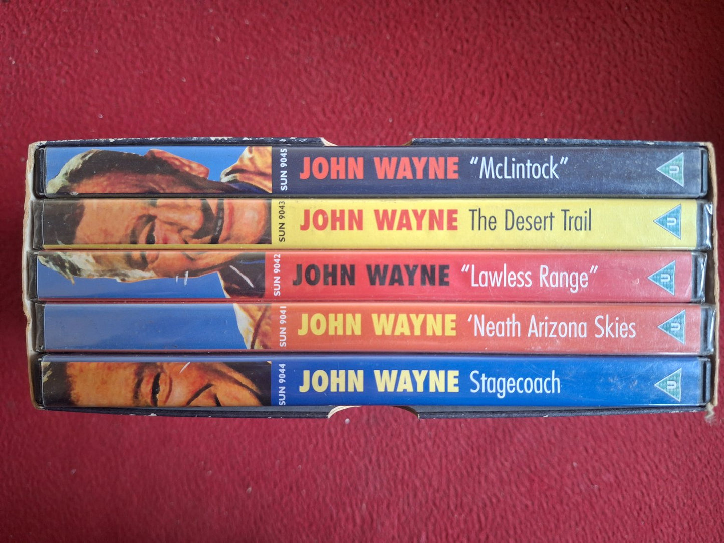 THE JOHN WAYNE COLLECTION 'NEATH ARIZONA SKIES / LAWLESS RANGE mfl BOX DVD