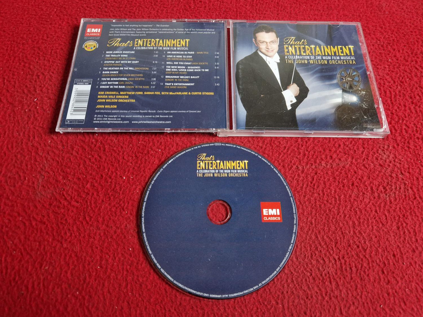 THE JOHN WILSON ORCHESTRA THAT'S ENTERTAINMENT A CELEBRATION CD