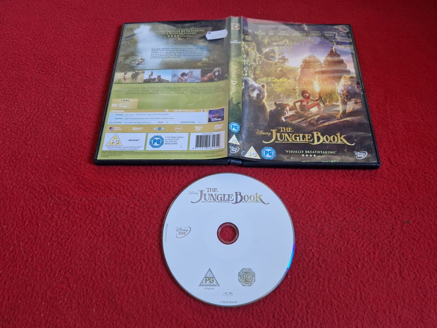 THE JUNGLE BOOK DVD
