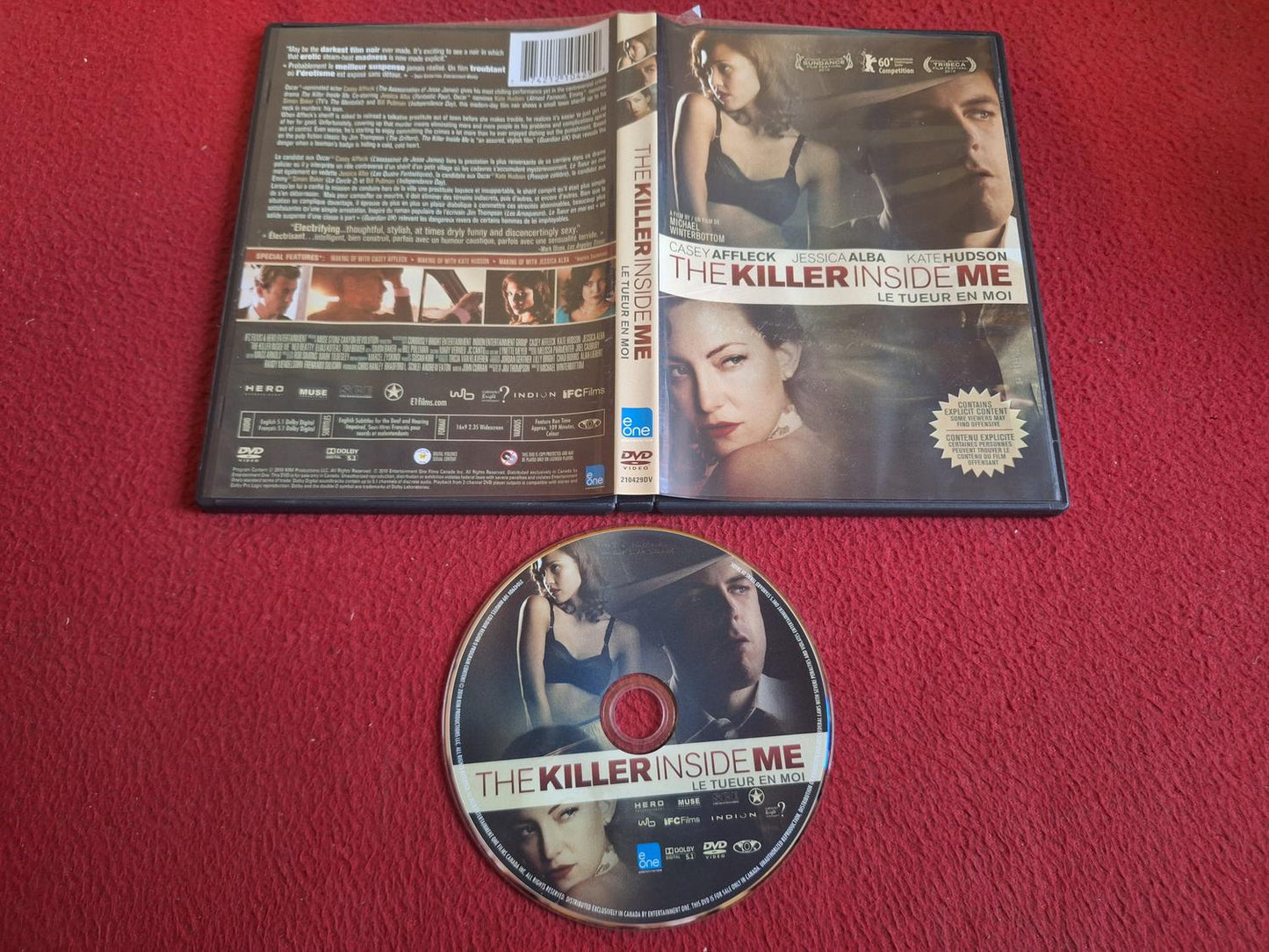 THE KILLER INSIDE ME [ REGION 1 ] DVD
