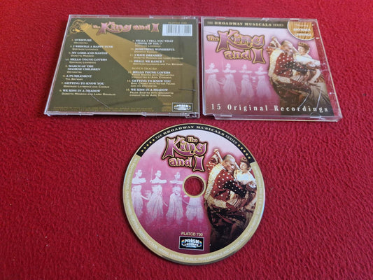 THE KING AND I THE BROADWAY MUSICALS SERIES 15 ORIGINAL RECORDINGS CD