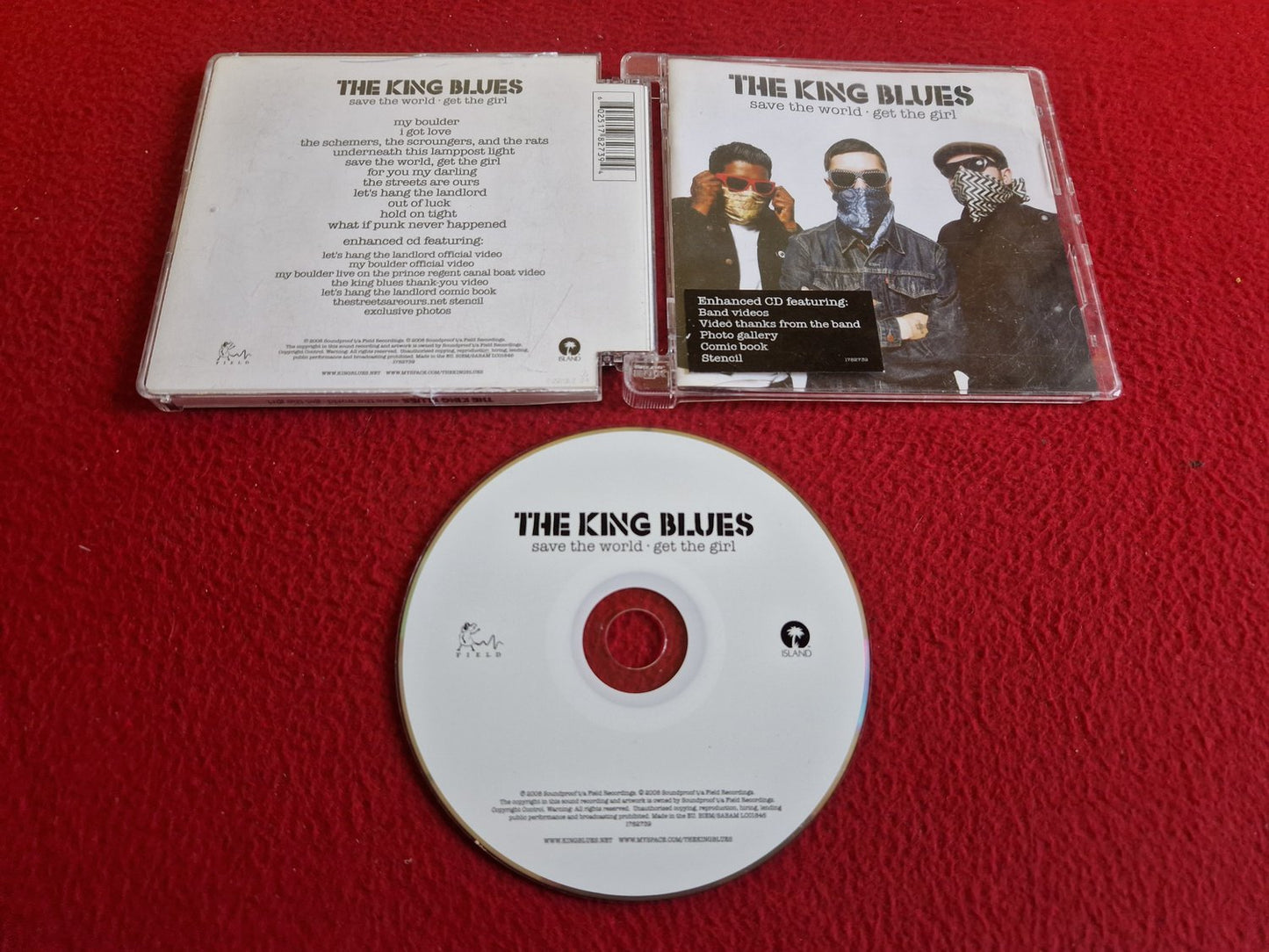 THE KING BLUES SAVE THE WORLD GET THE GIRL CD
