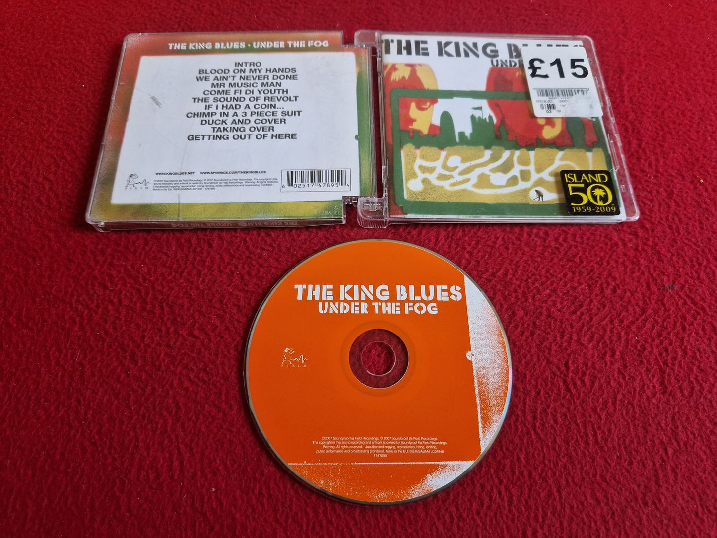 THE KING BLUES UNDER THE FOG CD