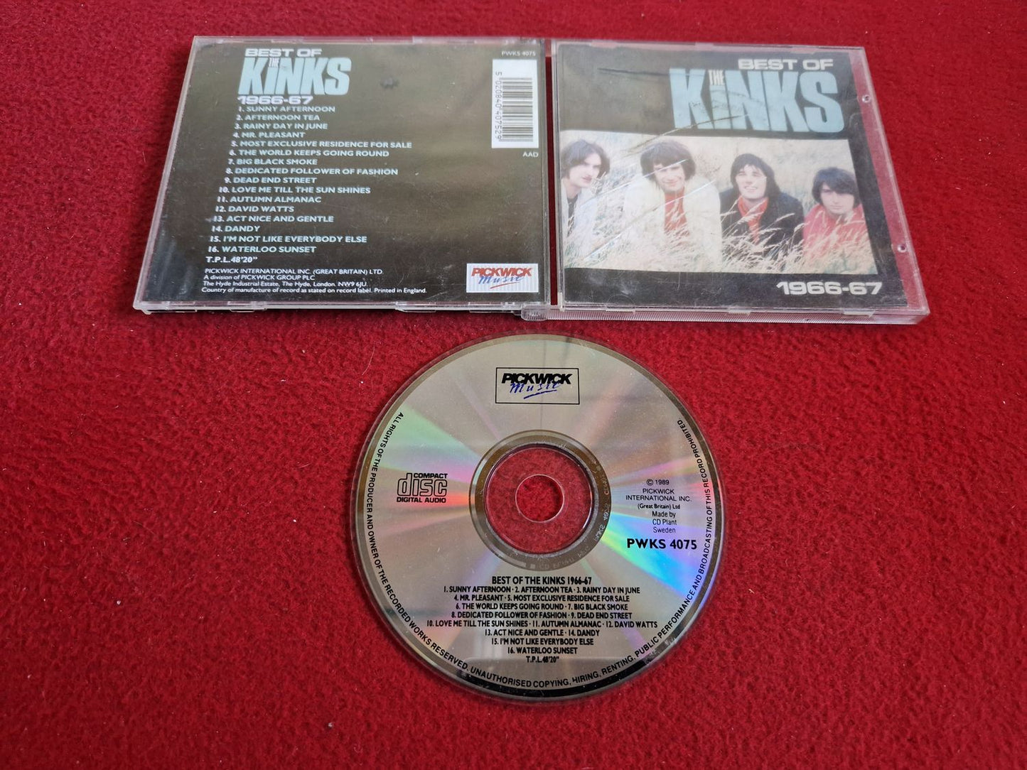 THE KOOKS BEST OF 1966 - 1967 CD