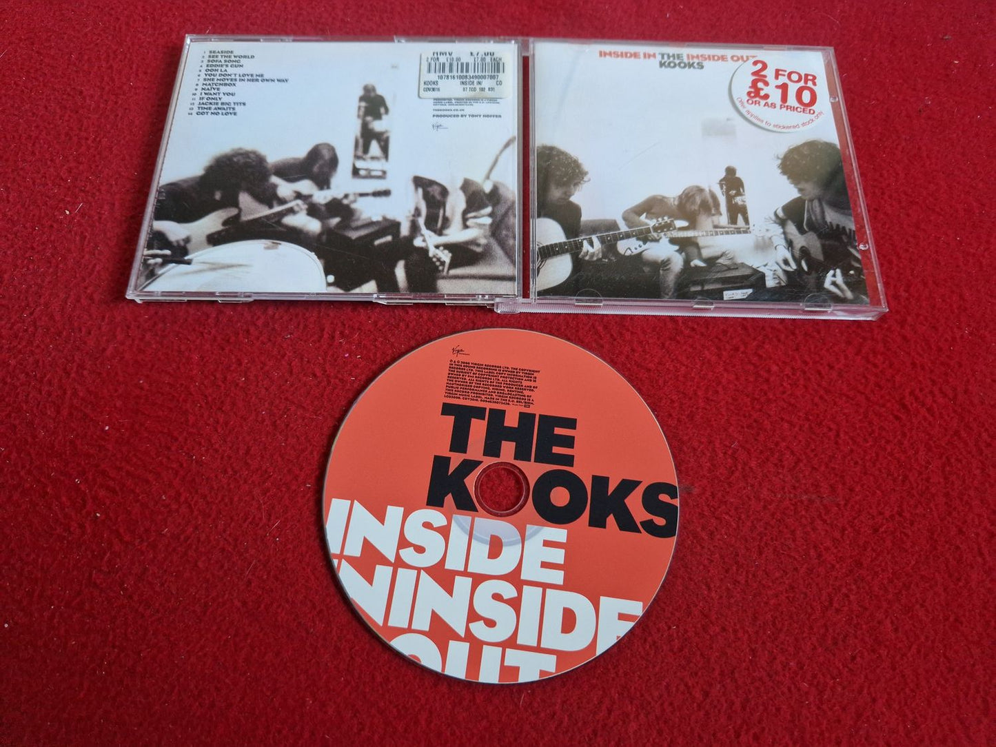 THE KOOKS INSIDE IN INSIDE OUT till CD
