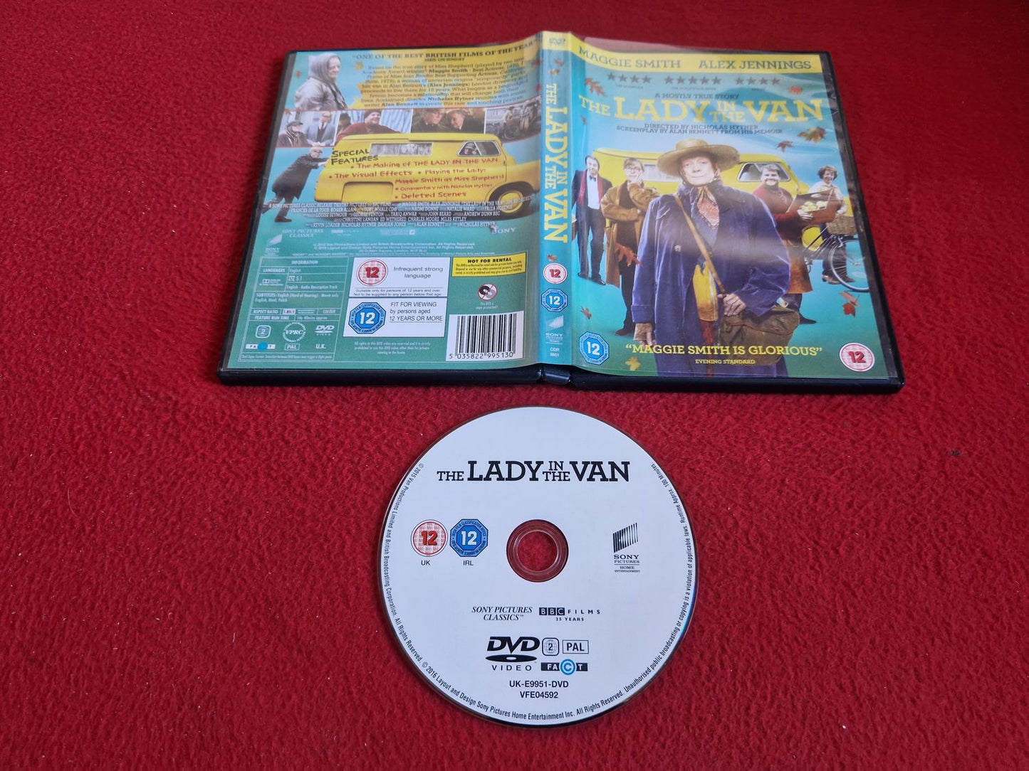 THE LADY IN THE VAN DVD