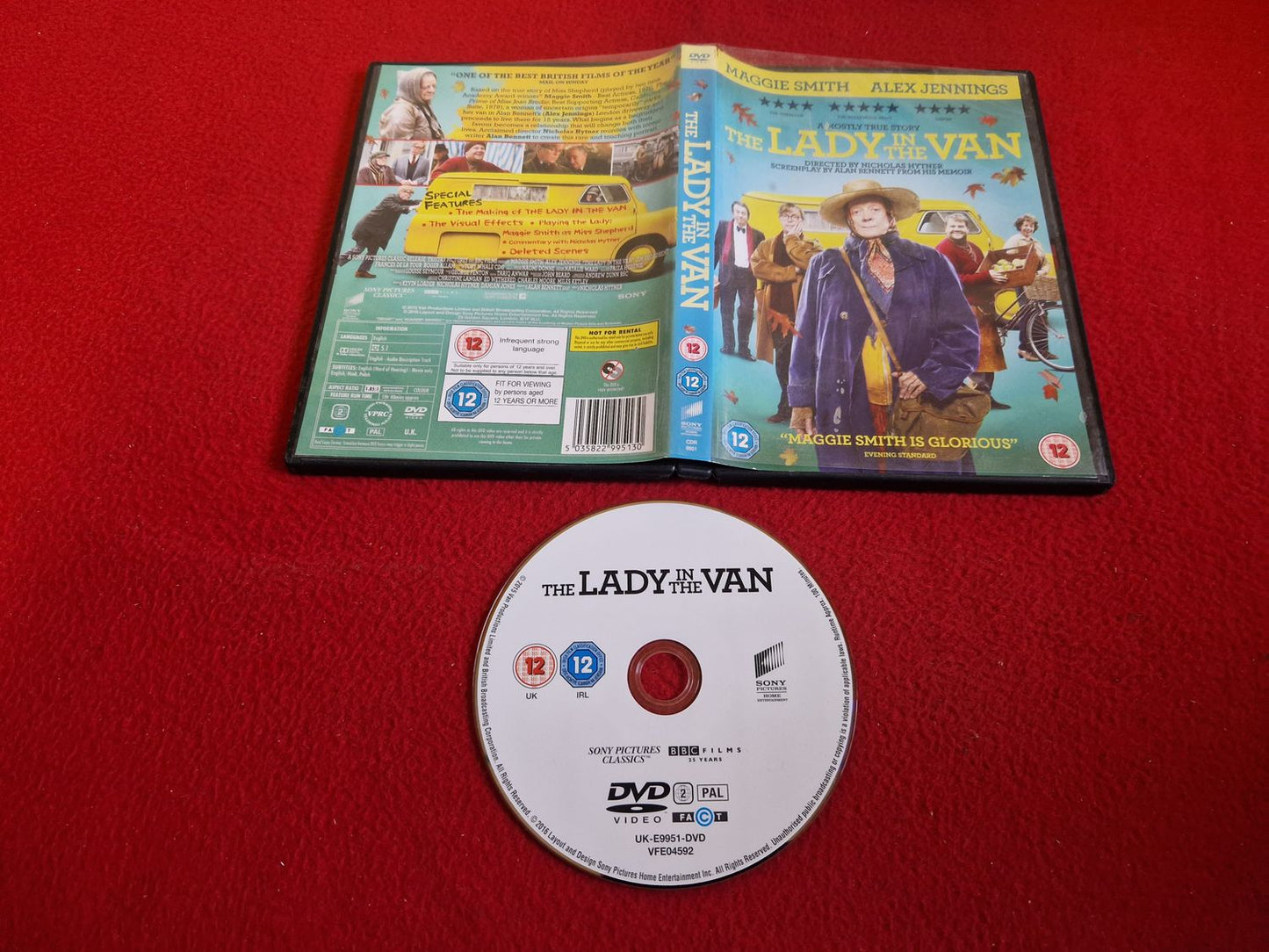THE LADY IN THE VAN DVD