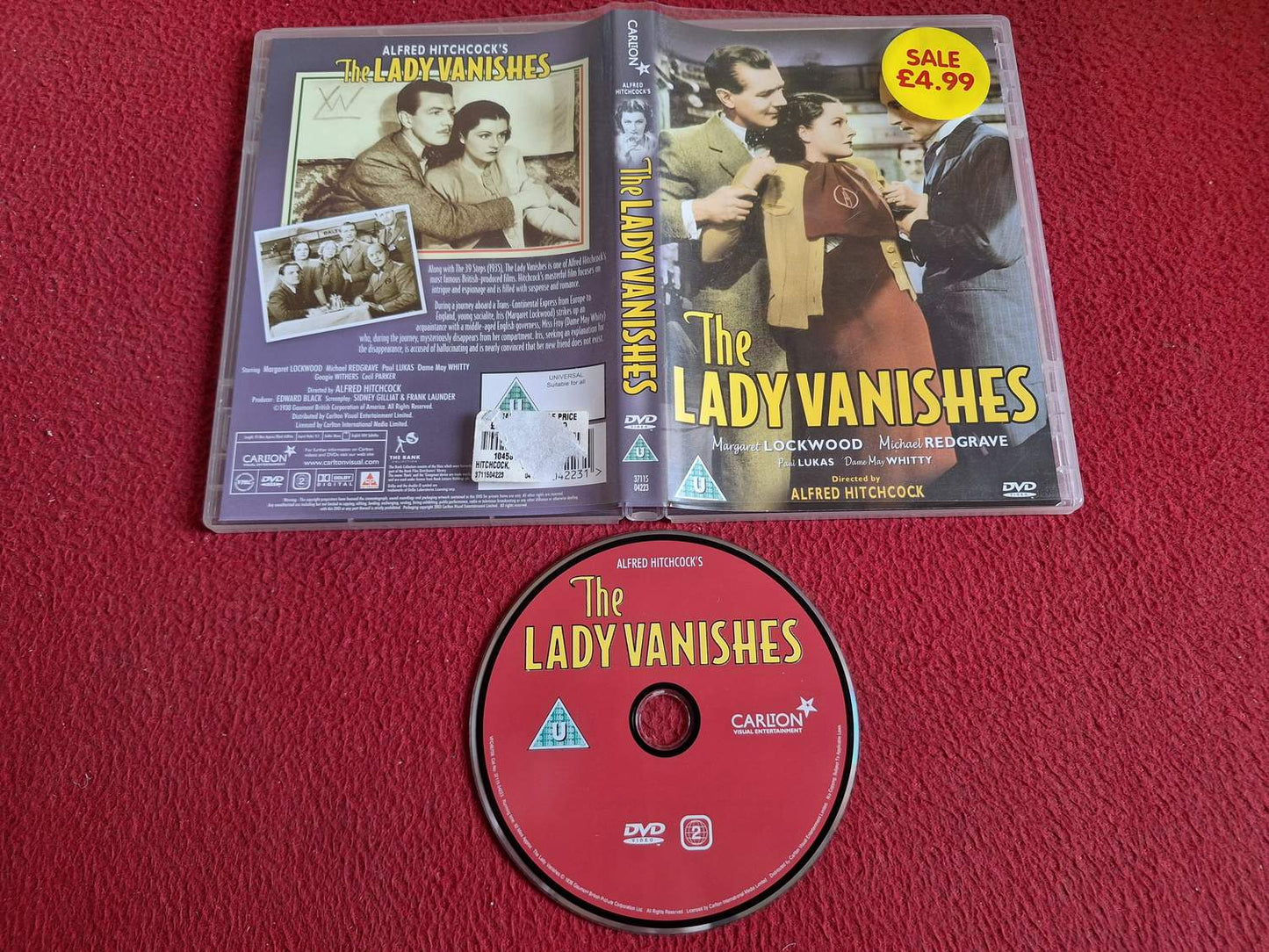 THE LADY VANISHES [ ENGELSK TEXT ] DVD
