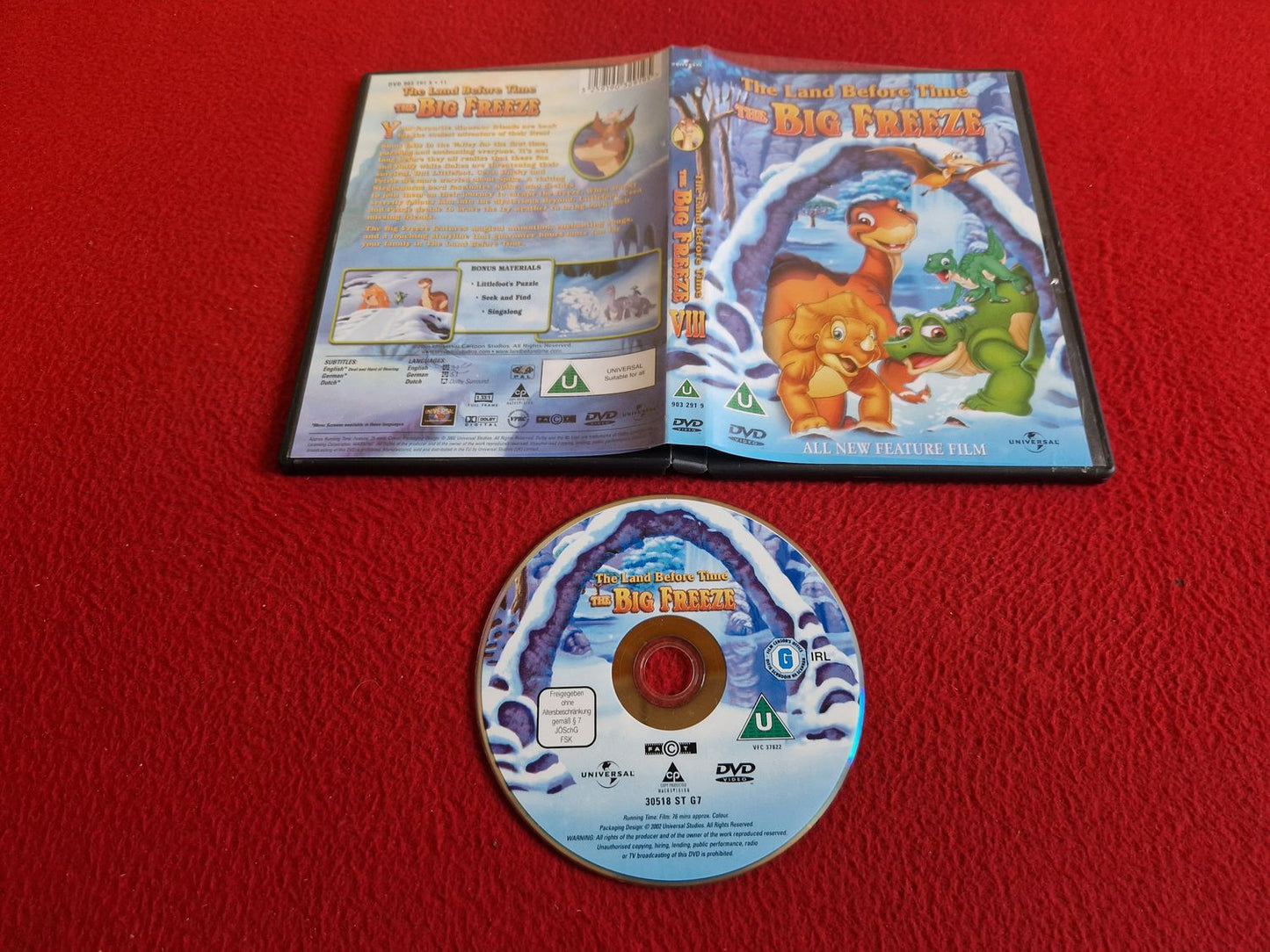 THE LAND BEFORE TIME: THE BIG FREEZE DVD