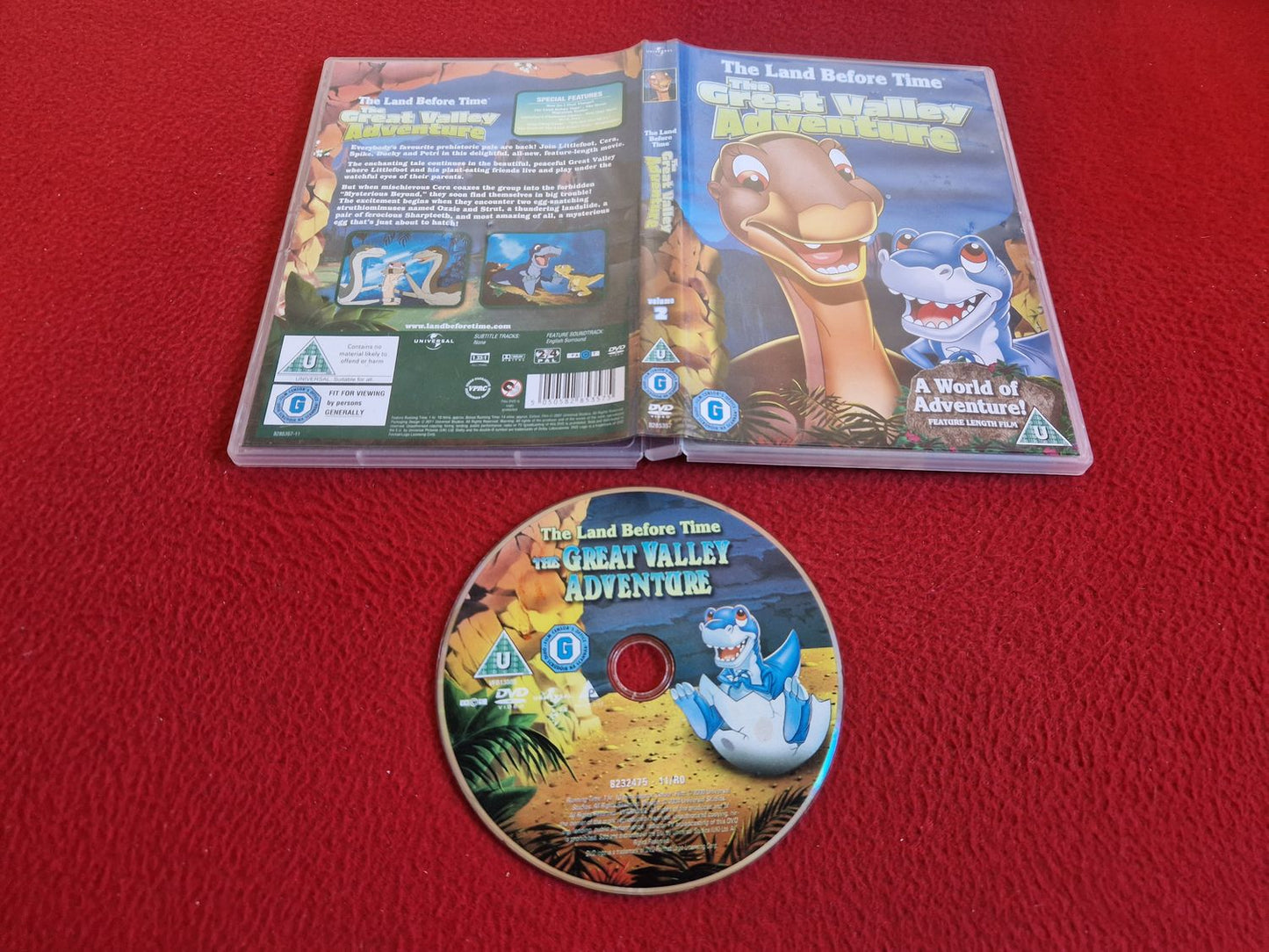 THE LAND BEFORE TIME THE GREAT VALLEY ADVENTURE DVD