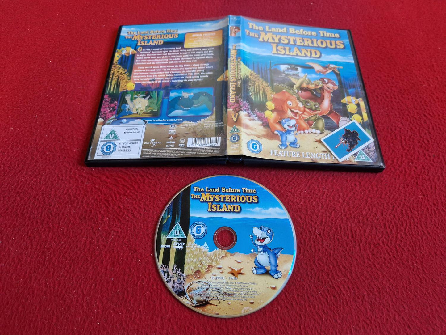 THE LAND BEFORE TIME THE MYSTERIOUS ISLAND DVD