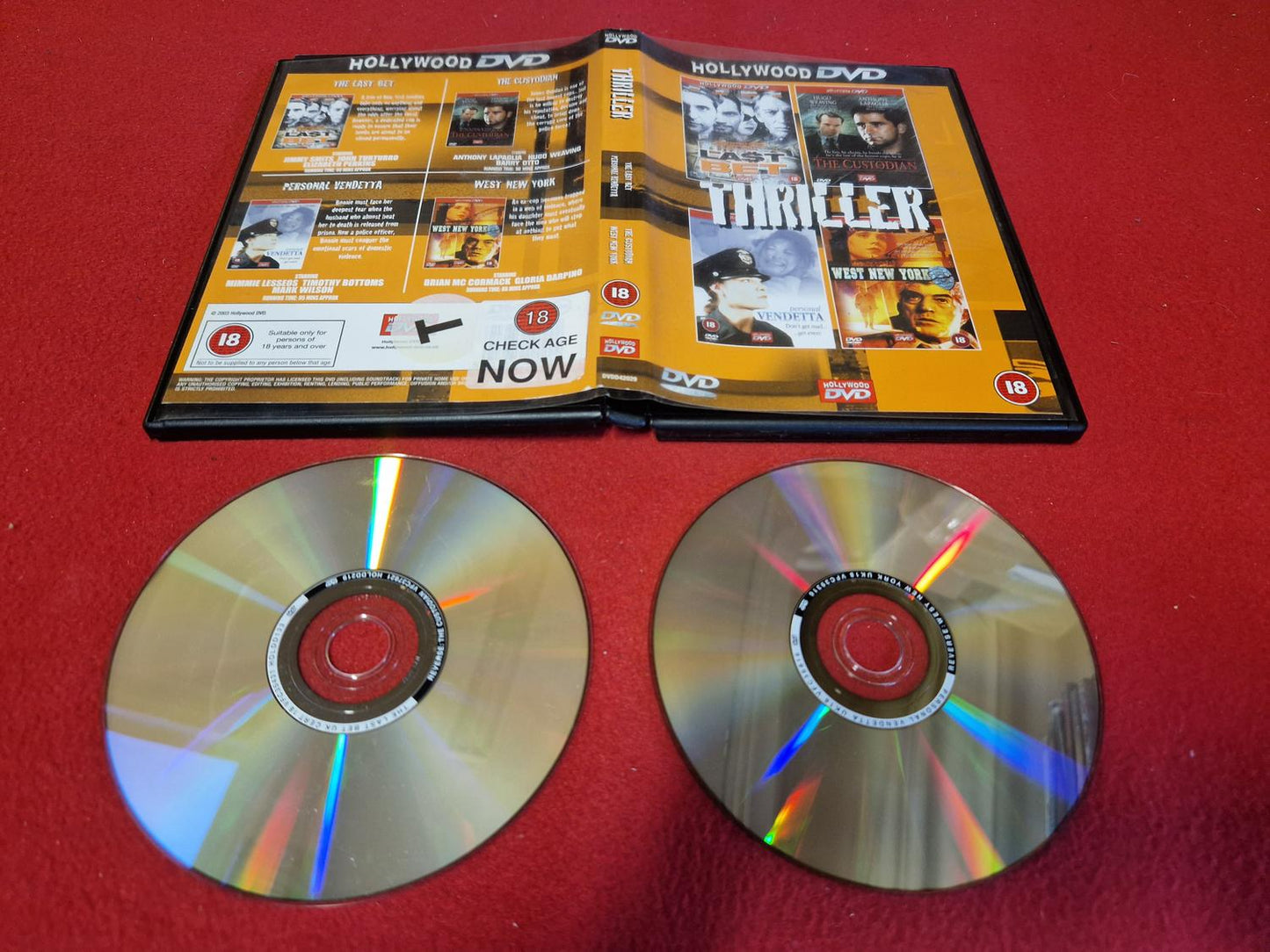 THE LAST BET / PERSONAL VENDETTA / THE CUSTODIAN / WEST NEW YORK till DVD