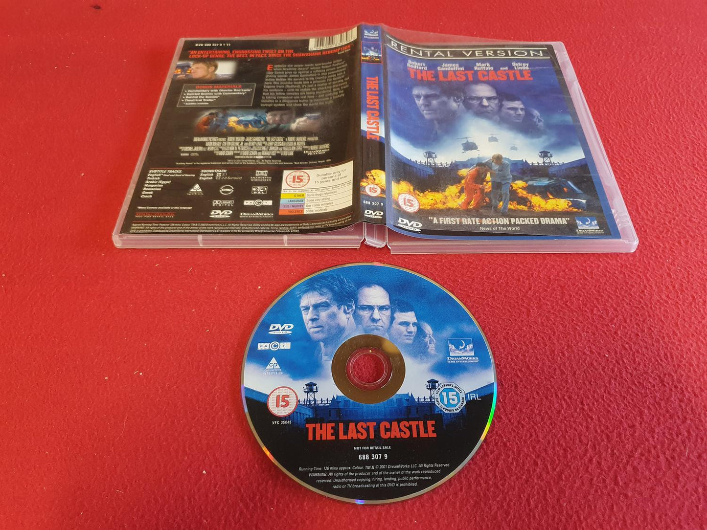THE LAST CASTLE till DVD