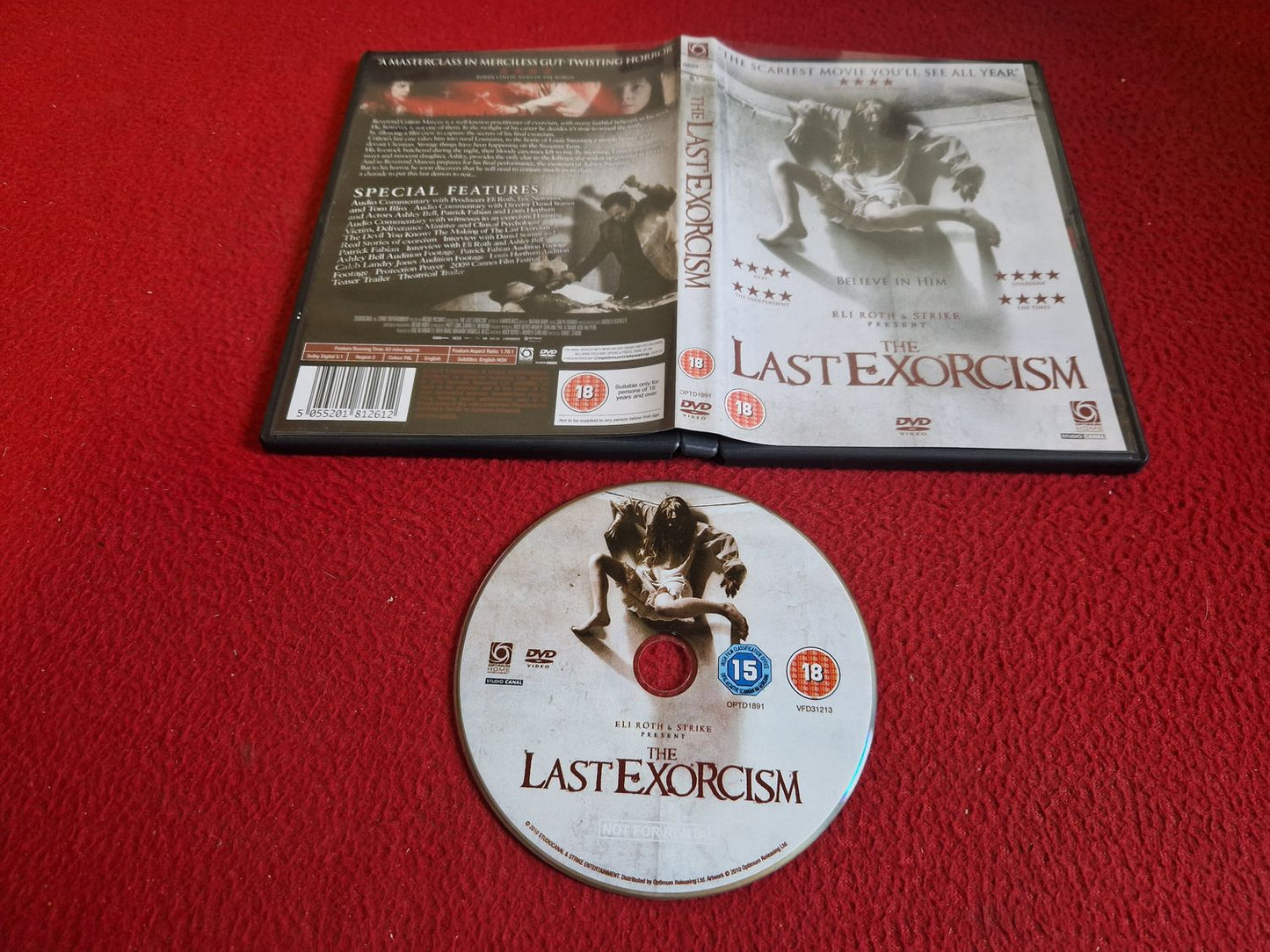 THE LAST EXORCISM DVD
