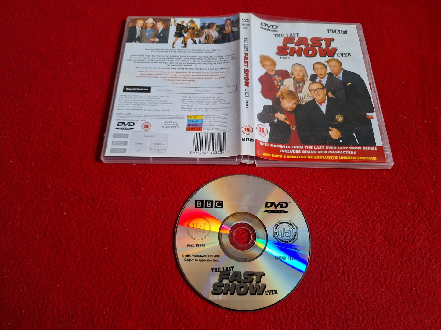 THE LAST FAST SHOW EVER PART 1 DVD