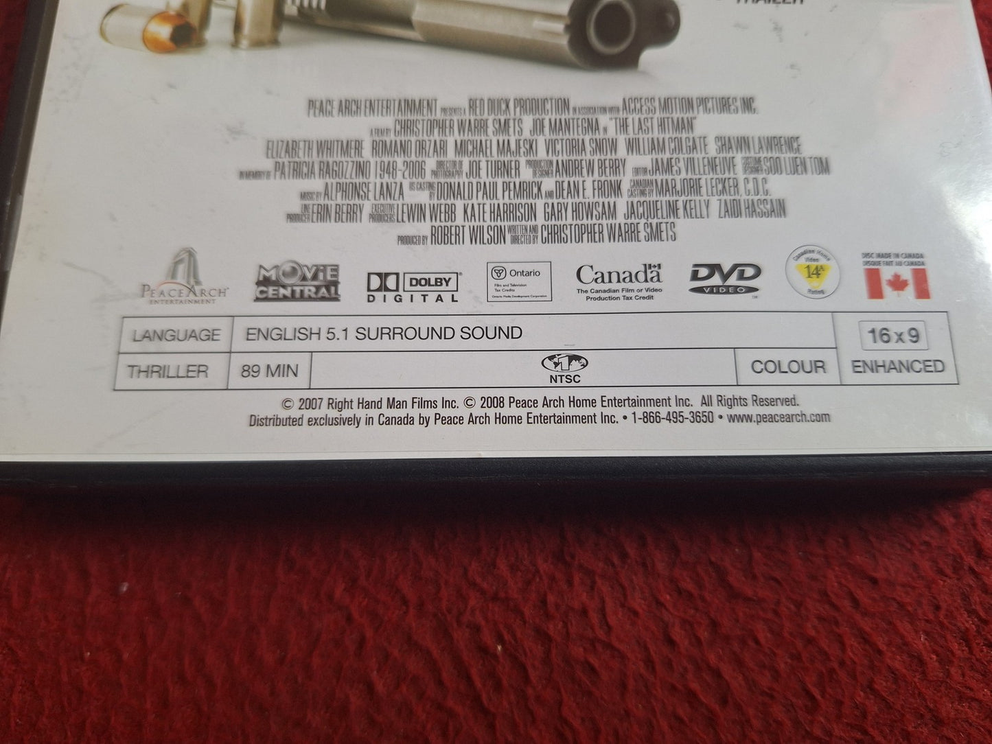 THE LAST HIT MAN [ REGION 1 / NTSC ] DVD